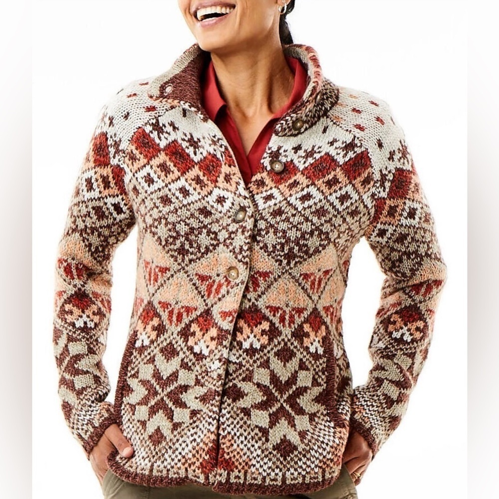 Royal Robbins Mystic Canyon Wool Blend Cardigan XS